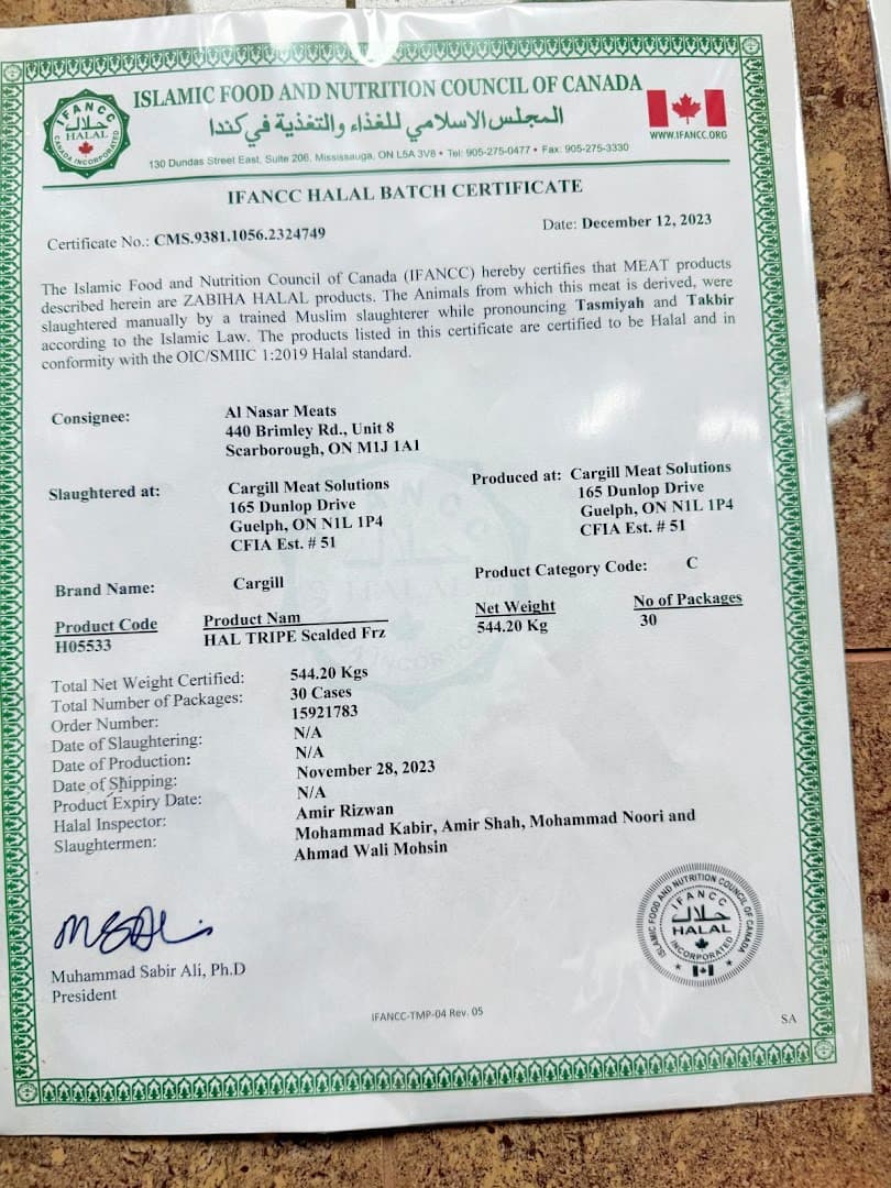 Al Arsh Halal Meat (Brampton Branch) 9
